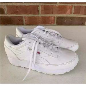 Reebok Harman low top white leather sneakers